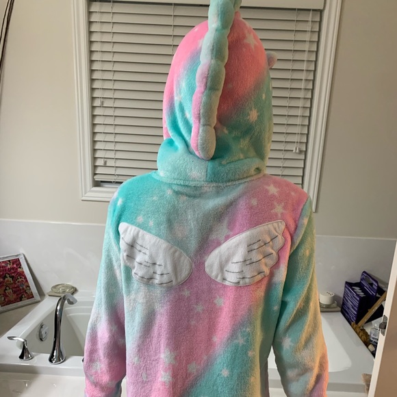 Justice Woman’s Small (or Youth XL) Unicorn Onesie 🦄 - Picture 5 of 10